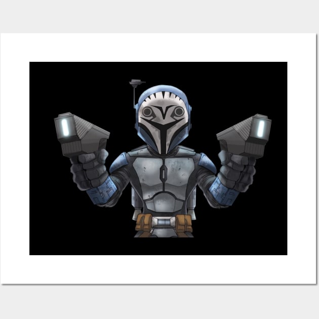 Bo Katan Wall Art by CG Fan Art